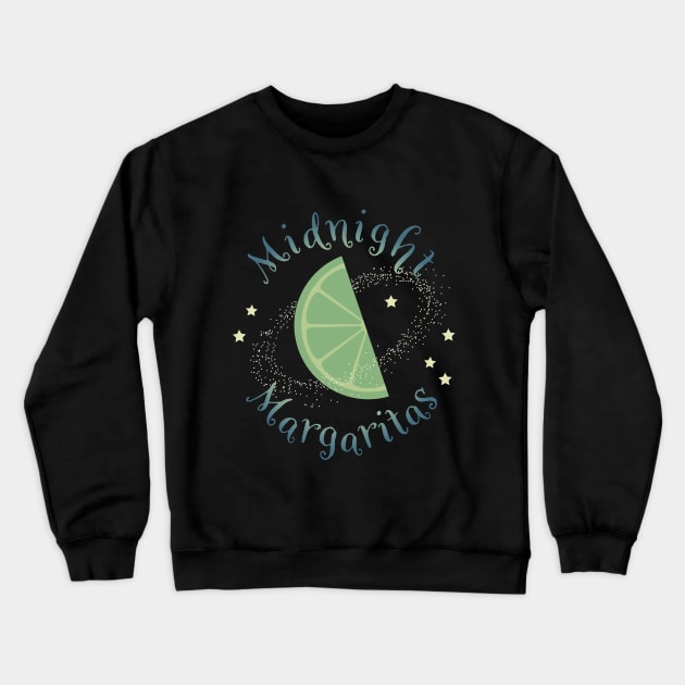 Midnight Margaritas Crewneck Sweatshirt by DesignCat